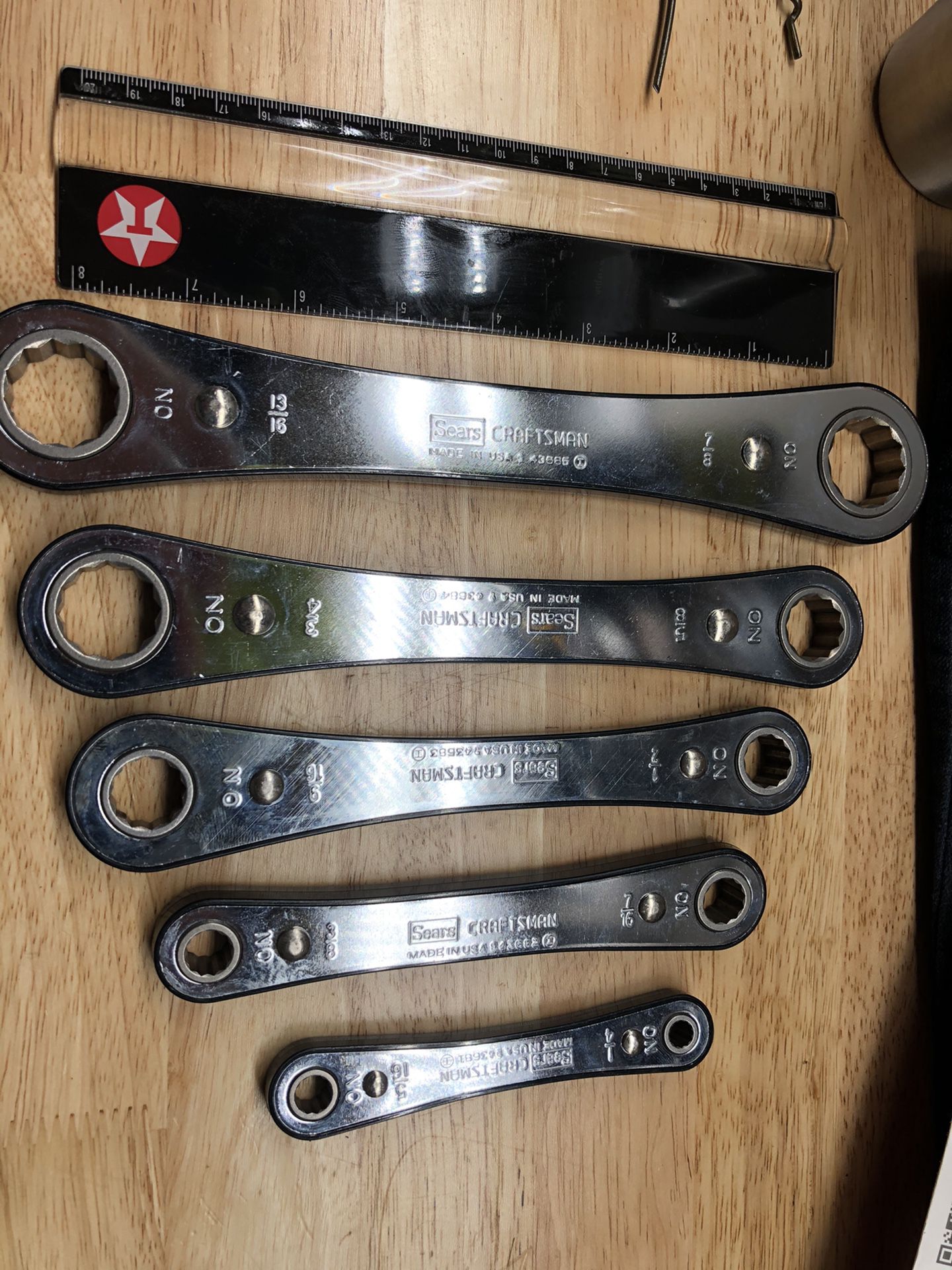 Craftsman Double box end Ratchet wrench set
