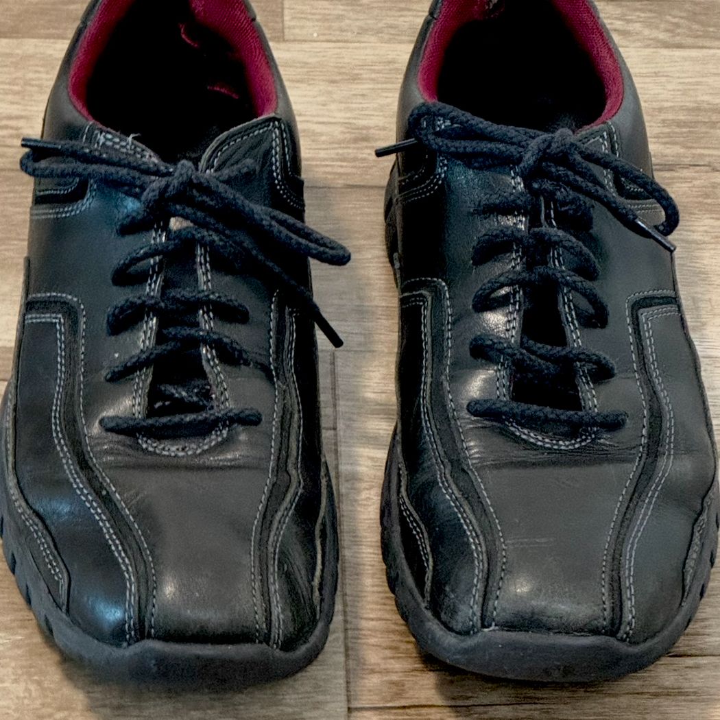 🚨Bargain: 👞 Rockport XCS Shoes, Size 10 1/2, Soft Black Leather, Lightweight, New Comfort Sole Inert