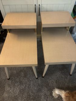 Mid-century modern side tables
