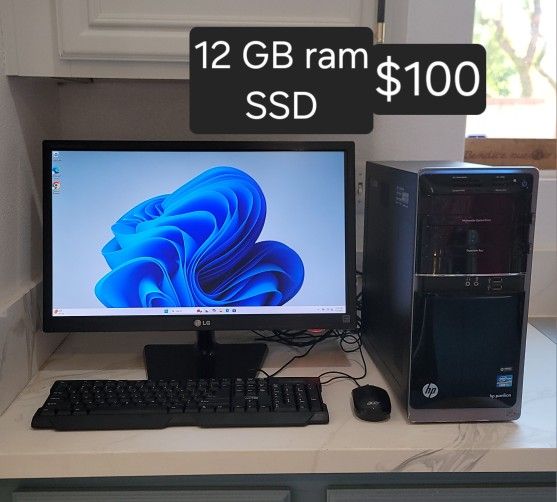 Hp pavilion computer. Windows 11. 12 GB ram. SSD Drive. 👍Delivery Available👍👍Se Habla Español👍