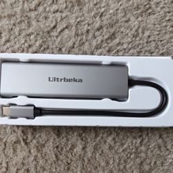 USB C Hub, 7in1 USBC Hub, 4K HDMI Multiport Adapter, TF/SD Card Reader