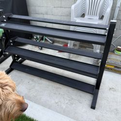 3 Tiered dumbbell Rack