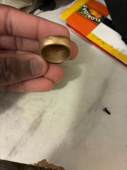 Gold plated ring 18k
