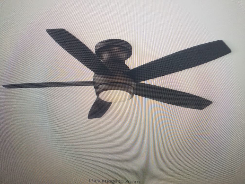 52 inch oil rubbed bronze indoor LED ceiling fan by GE Treviso