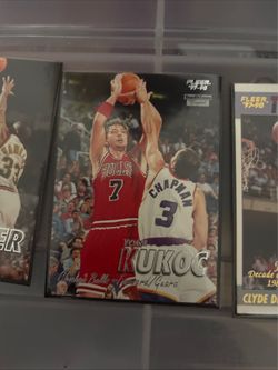 Toni kukoc fleer crystal card 97-98