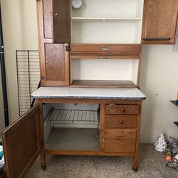 Antique Hoosier Cabinet 