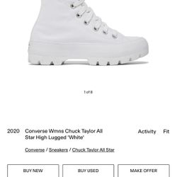 Chuck Taylor All Star High Lugged 'White'