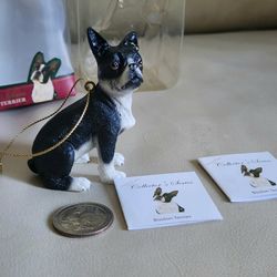 Boston Terrier Ornament American Canine Association Limited Edition Display For Holidays And Everyday Decor.