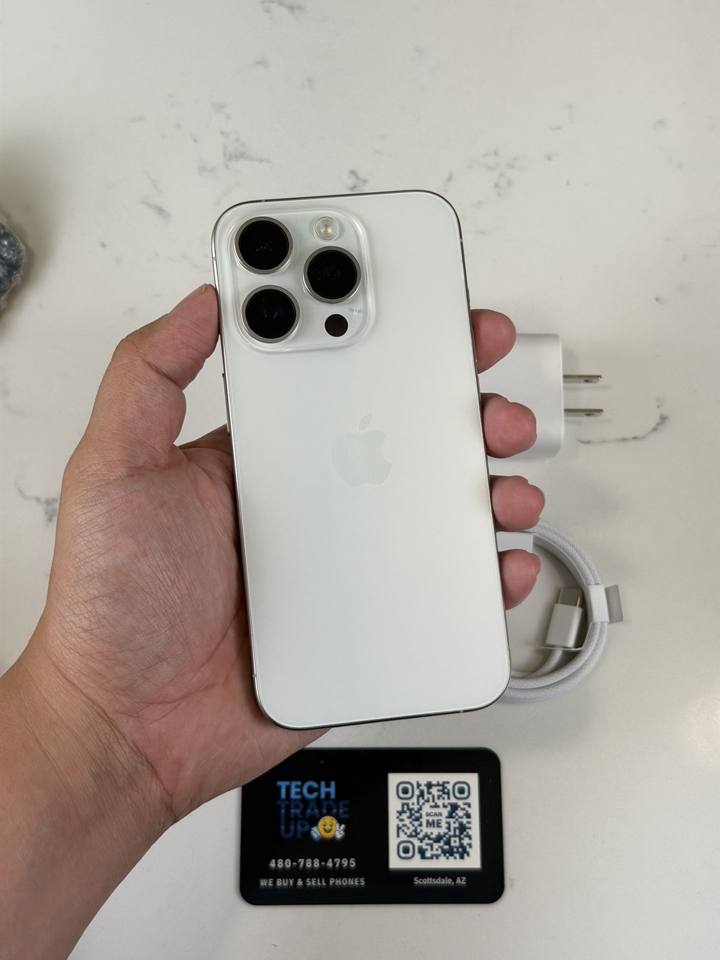 iPhone 15 Pro | 128Gb | White | Cricket 