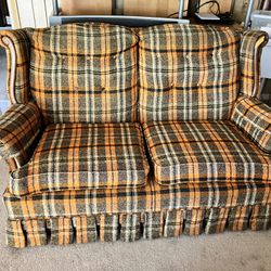 Vintage Mid Century Love Seat Couch