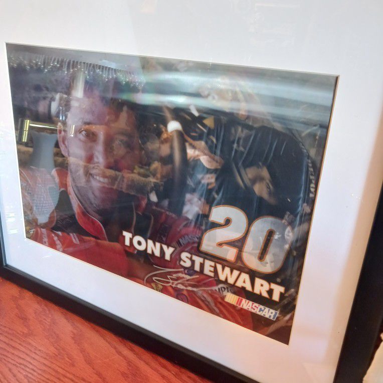  REALLY NEAT LOOKING VINTAGE  TONY  STEWART  IMAGES  IN MOTION  PICTURE  great CONDITION  two Pictures  IN one 