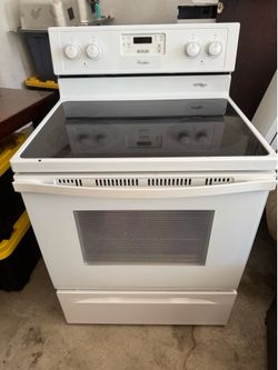 White Whirlpool Stove