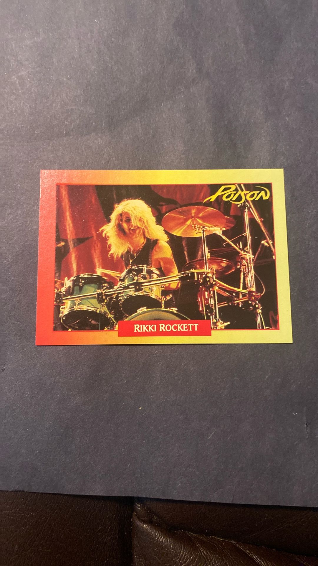 Poison Rikki Rocket 1991 Rock Cards #132