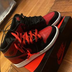 Air Jordan 1 High , Patent Bred 