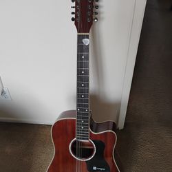 Guitarra Eléctrica Acústica 12 Cuerdas