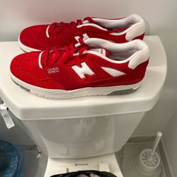 New Balance 550 Suede Pack Team Red (Size) 10.5