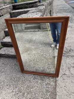 Mirror w/ Wood Frame