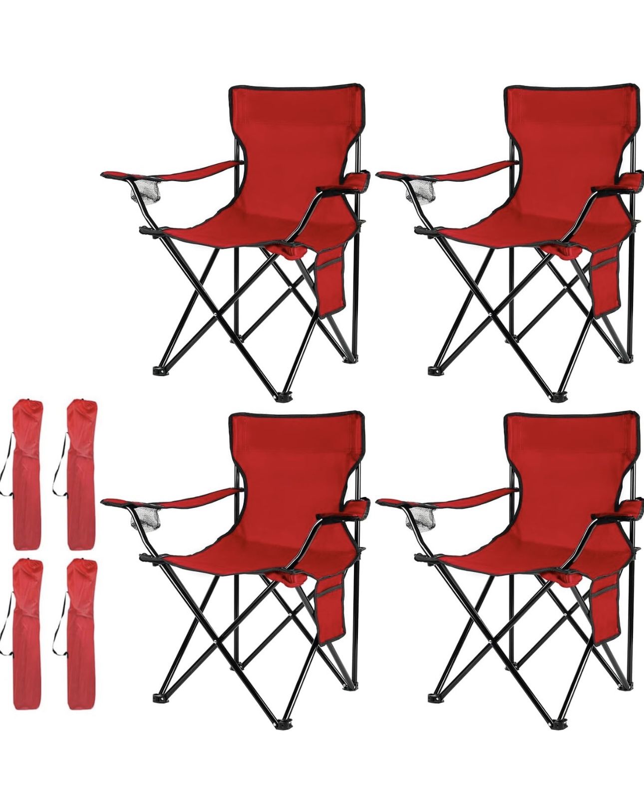 Damei century Portable Camping Chairs 4 (new) (Read ad before messaging)