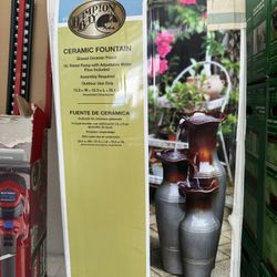 Hampton bay ceramic fountain