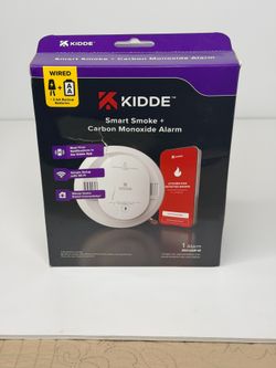 Kidde Smart Smoke & CO Alarm WiFi Hardwired AA Backup P4010ACSCO-W New