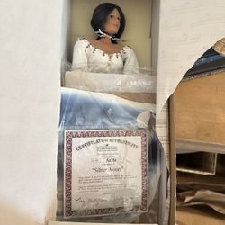 Ashton D rake Porcelain Native American Doll "Silver Moon"