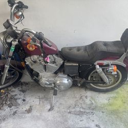 1991 Harley Davidson Sportster Motorcycle 