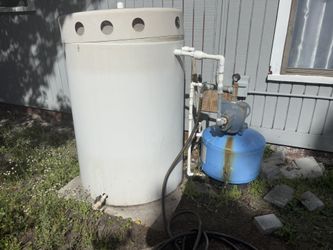50gal Aerator Tank, 1/2hp Shallow Well Pump And Pressure Tank