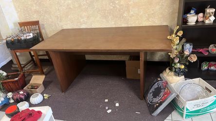 Large wooden table