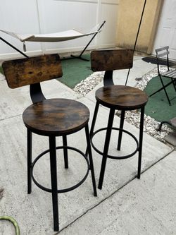 Bar Stools - LIKE NEW 