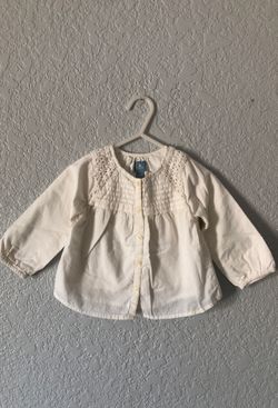Baby gap 12 18 months blouse girl