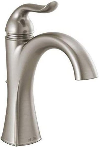 Delta Single Handle Bathroom Sink Faucet -Brushed Nickel - $40