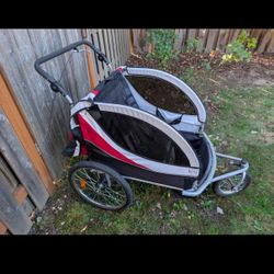 Kids Bike trailer/double stroller 