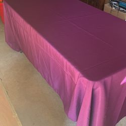 Violet 120” Inch Rectangle Table Cloth