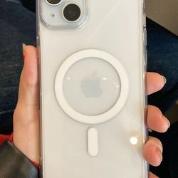 iPhone 15 blue with cases