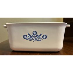 Vintage Corning Ware 1-1/2 Qt Dish Blue Cornflower