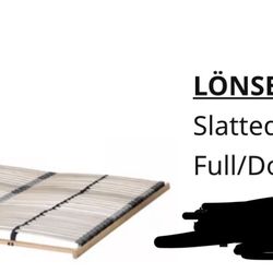 LÖNSET Slatted bed base, Full/Double