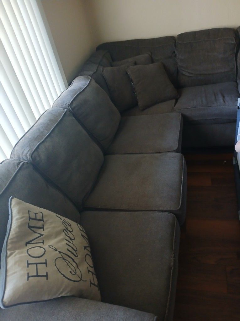 Grey Sectional Couch