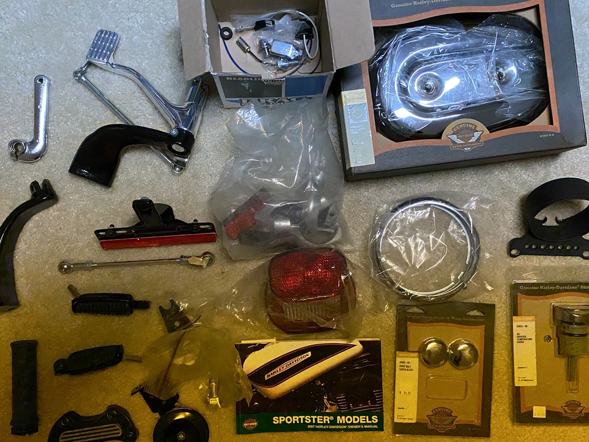 2007 Harley XL883 Sporter Parts Lot