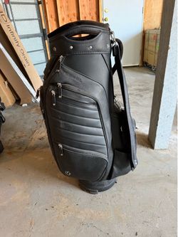 Vessel Lux Cart Golf Bag – Black – Premium Luxury Bag
