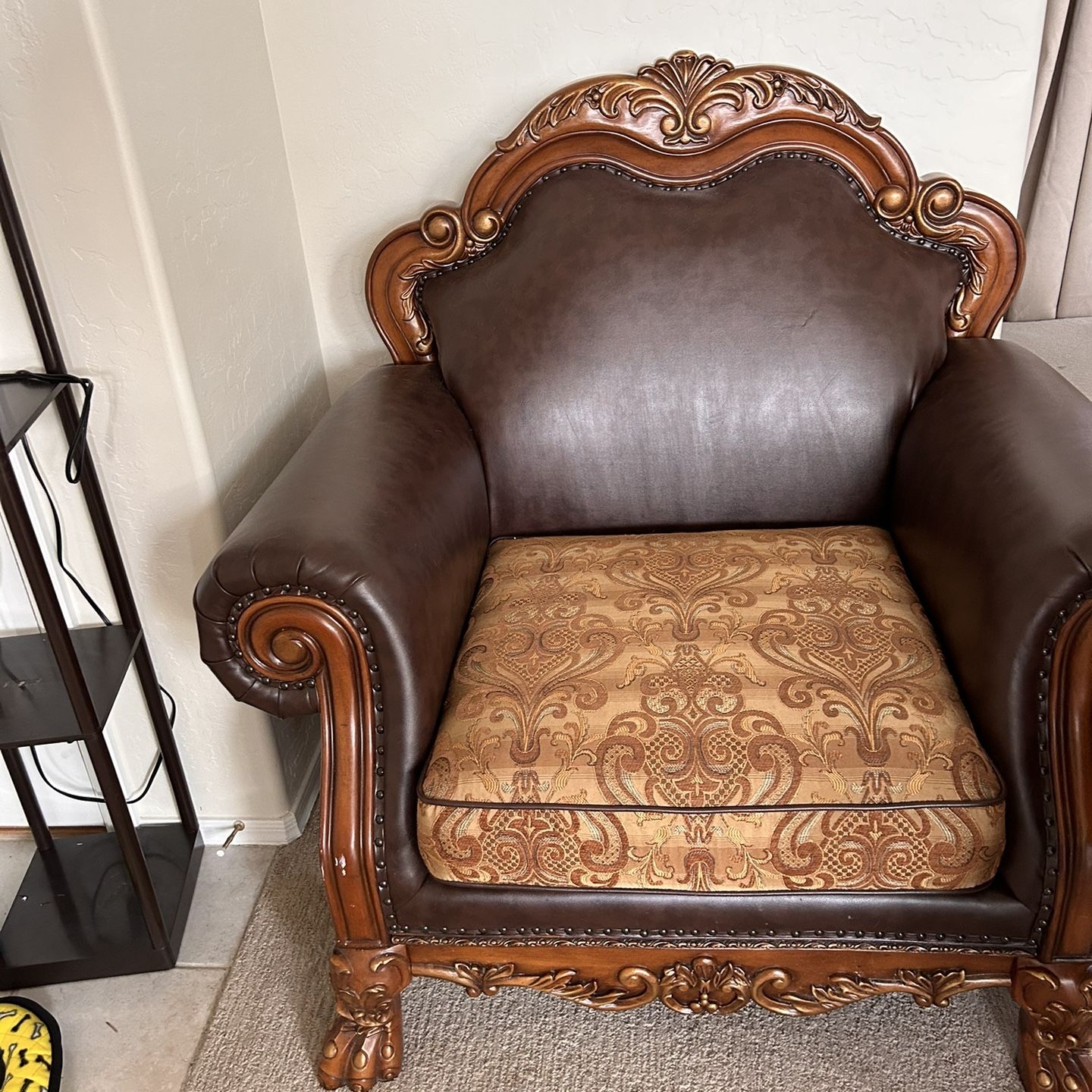 2 Chairs - Large - Brown - Luxury