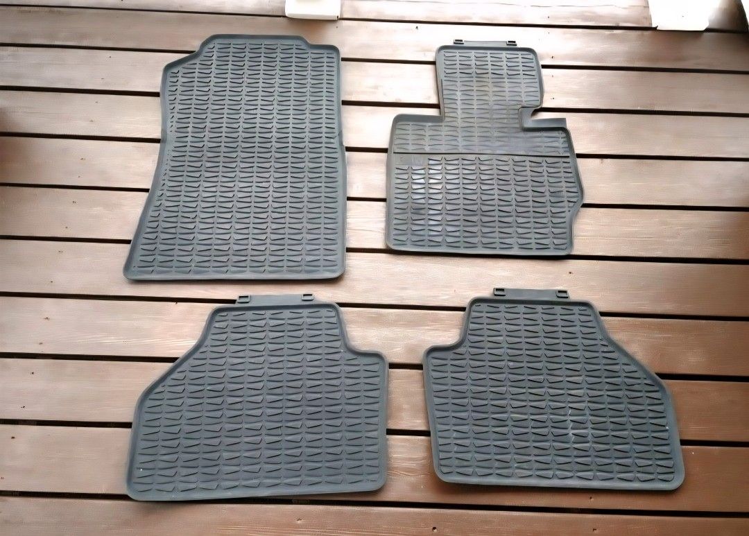 BMW All-Weather Rubber Floor Mats Set (4) Fits X3 (2011-2017) & X4 (2015-2018) F25 F26