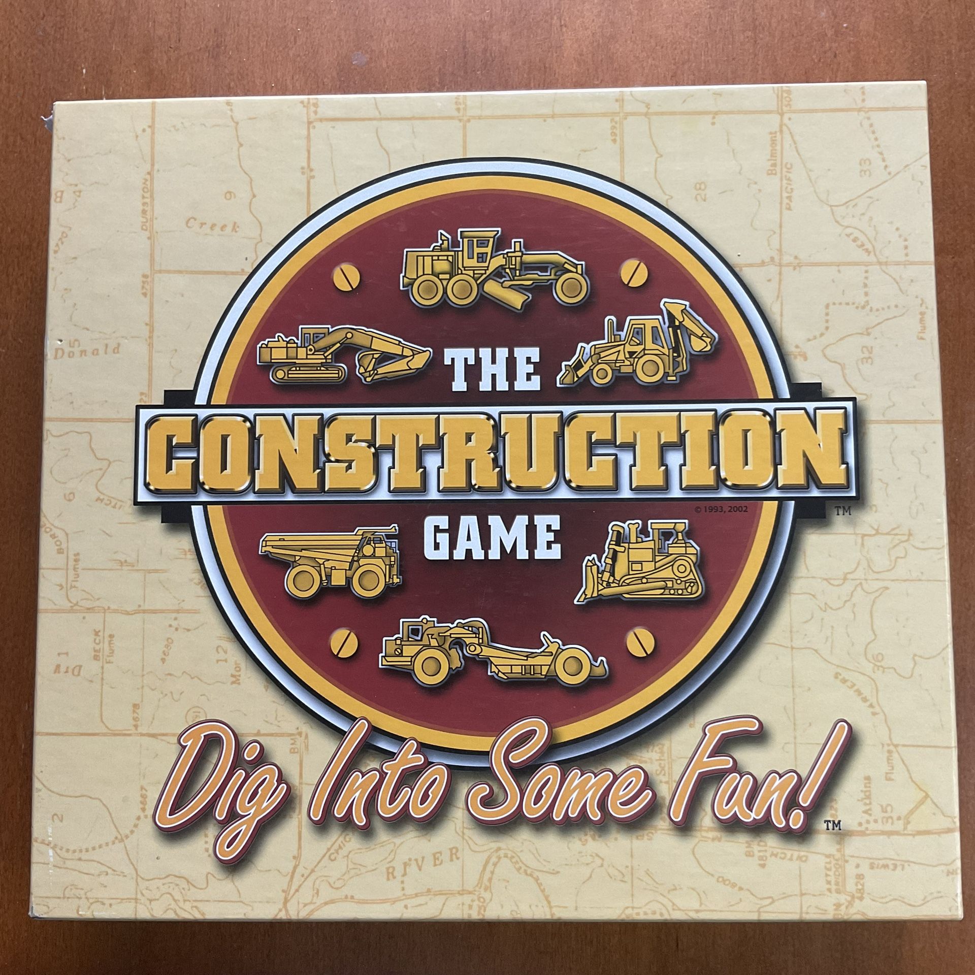 The Construction Game Dig Into Some Fun! Board Game Used Complete