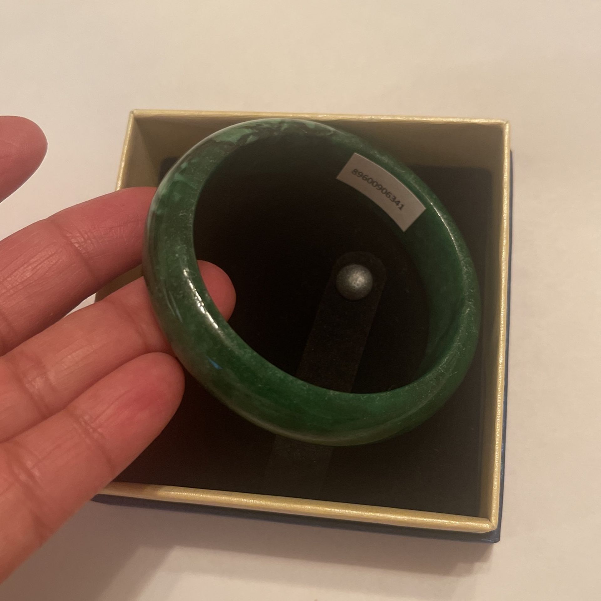 Emerald Green Jadeite Bangle 58mm