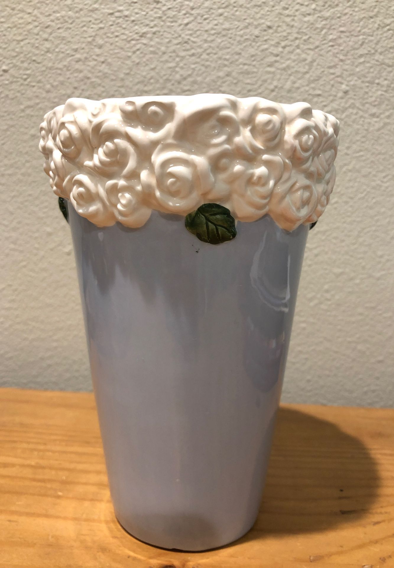 Shabby chic flower vase