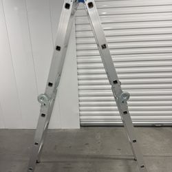 Folding Step Multi Purpose Aluminum Ladder . Pick Up Only. 