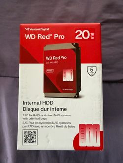 WD Red Pro 20TB