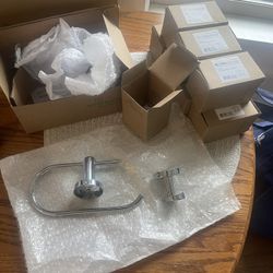 Robe Hooks Toilet Roll Holder Bathroom Accessories 