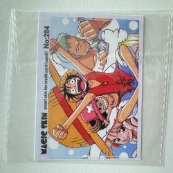One Piece Anime Waterproof Credit Debit Card Sticker Skin