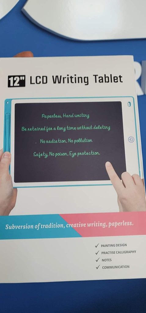 LCD WRITING TABLET FOR KIDS
FOR AGE 2+