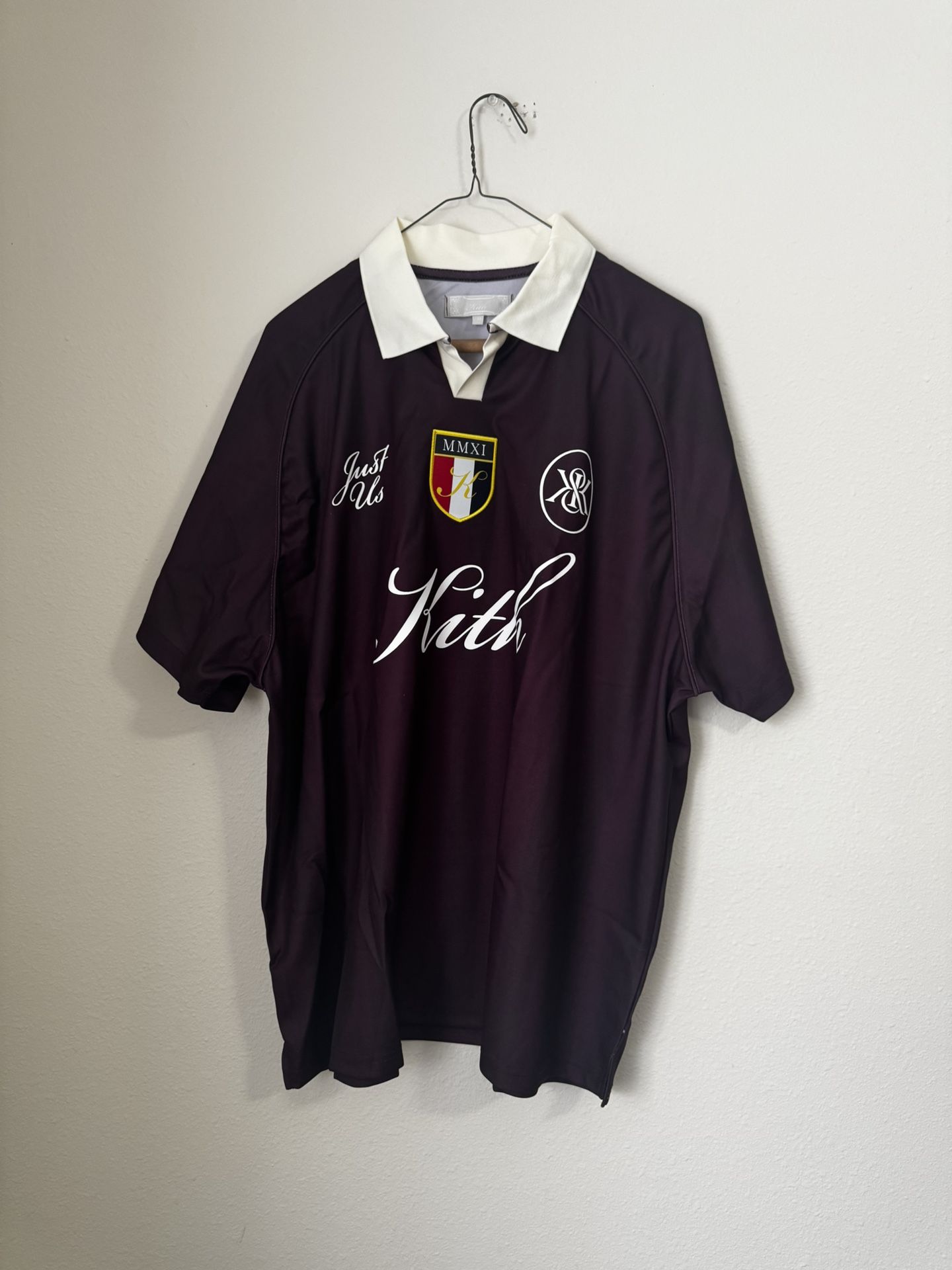 Kith Shadow Stripe Marcel Soccer Polo